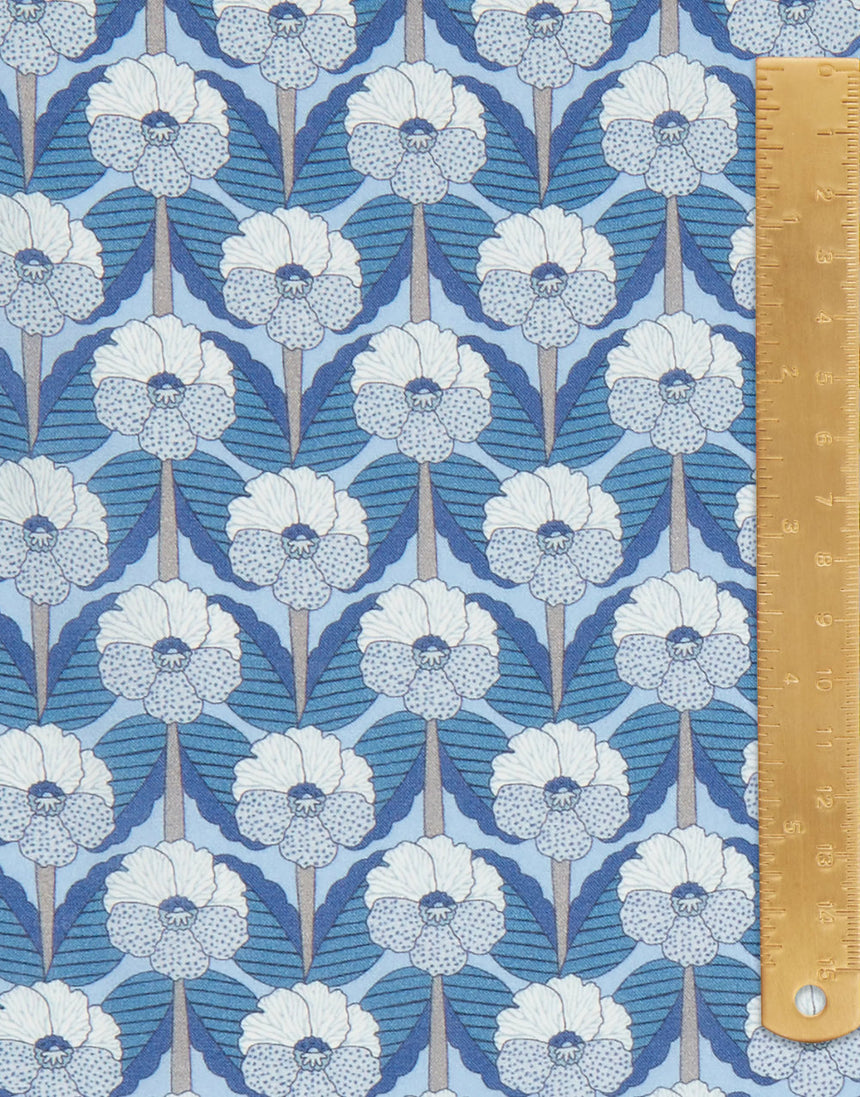 Liberty Fabrics Oakshott Viscose Voile, Chevron A