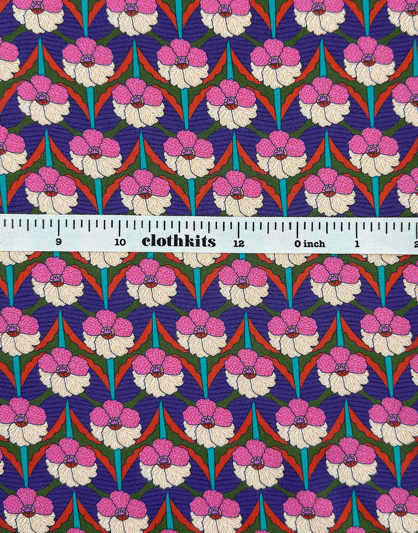 Liberty Fabrics Weymouth Viscose Twill, Chevron A
