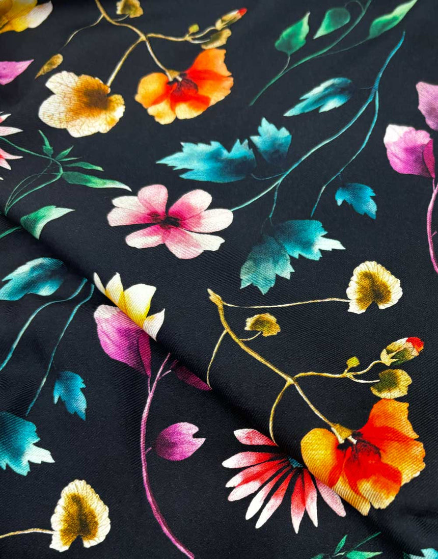 Liberty Fabrics Whitcombe Viscose Twill, Herbarium A