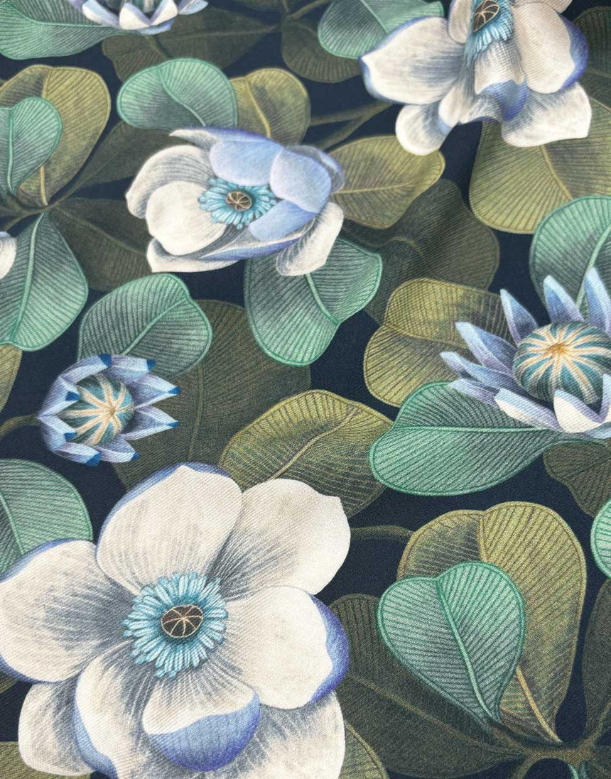 Liberty Fabrics Whitcombe Viscose Twill, Rosea Blue