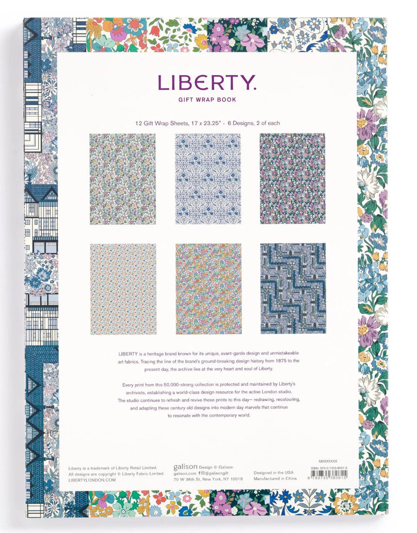 Liberty Gift Wrap Book