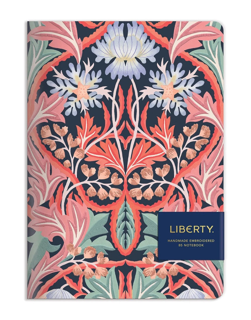 Liberty London May Embroidered Handmade Journal