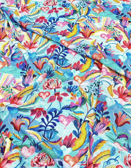 Liberty Fabrics Pandora Viscose, Una Landscape A