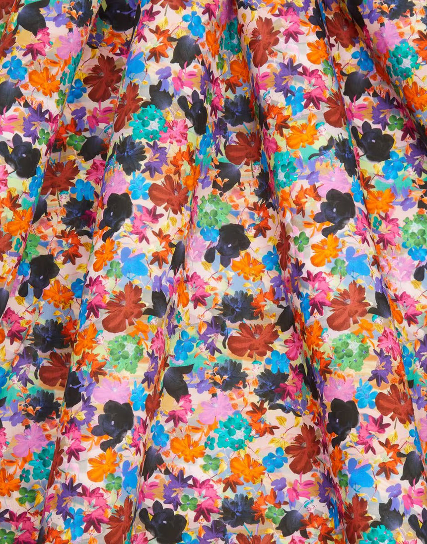 Liberty Tana Lawn® Cotton Fabric Futuristic Floral A