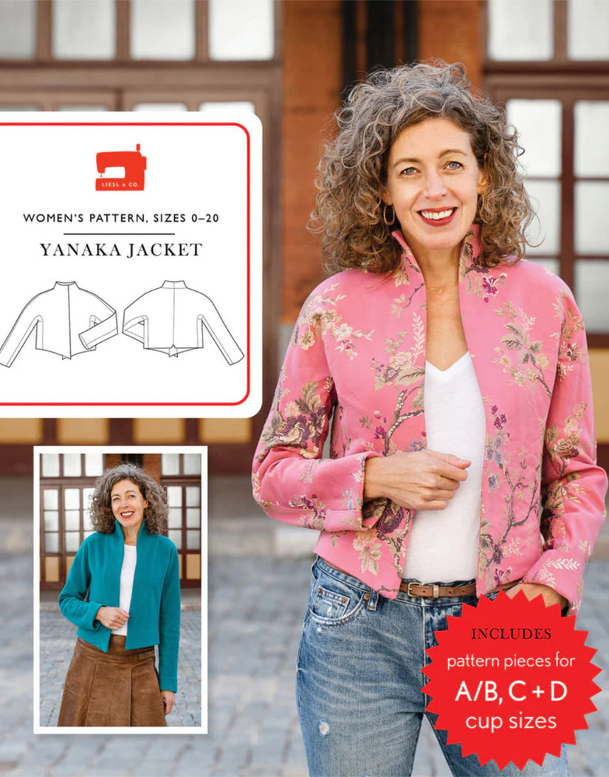 Yanaka Jacket Sewing Pattern, Liesl + Co