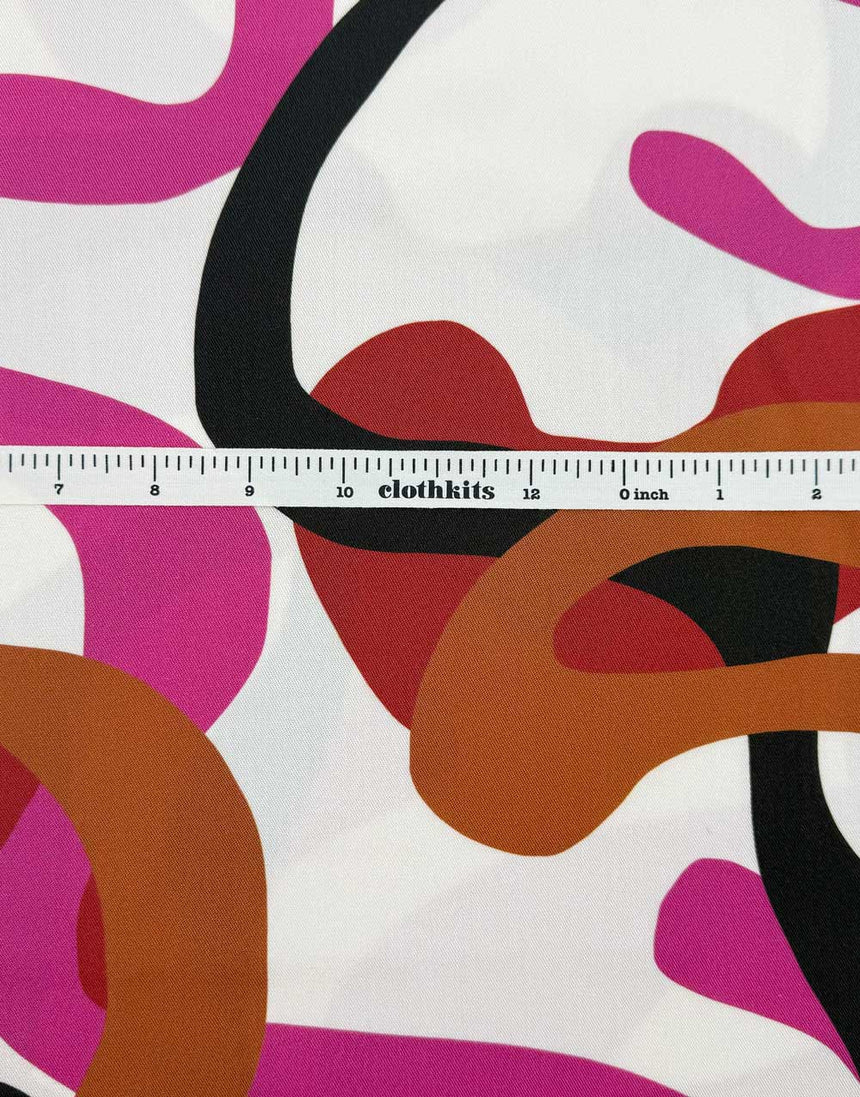 Summer Wave Light & Lush Viscose Fabric