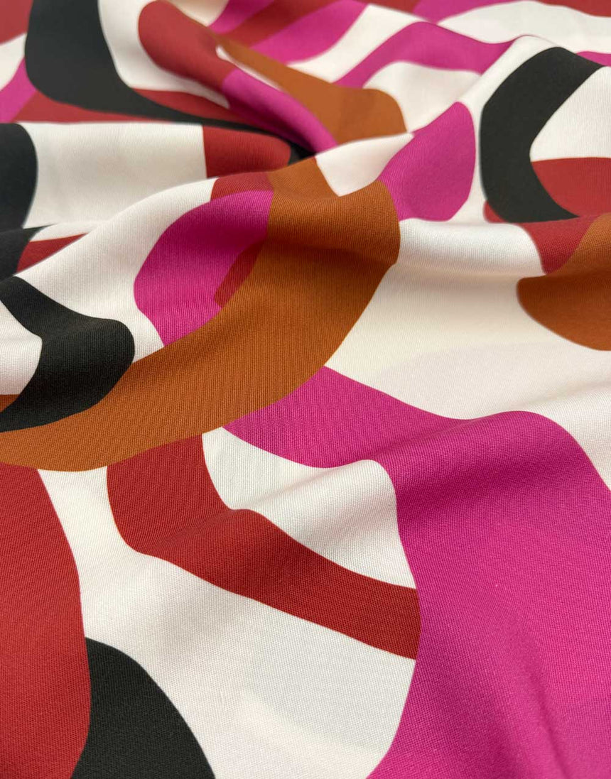Summer Wave Light & Lush Viscose Fabric