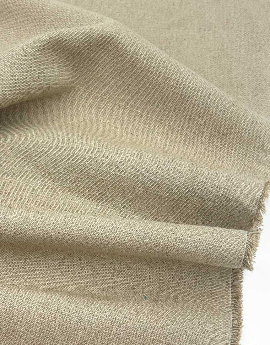 Natural Linen Canvas Fabric