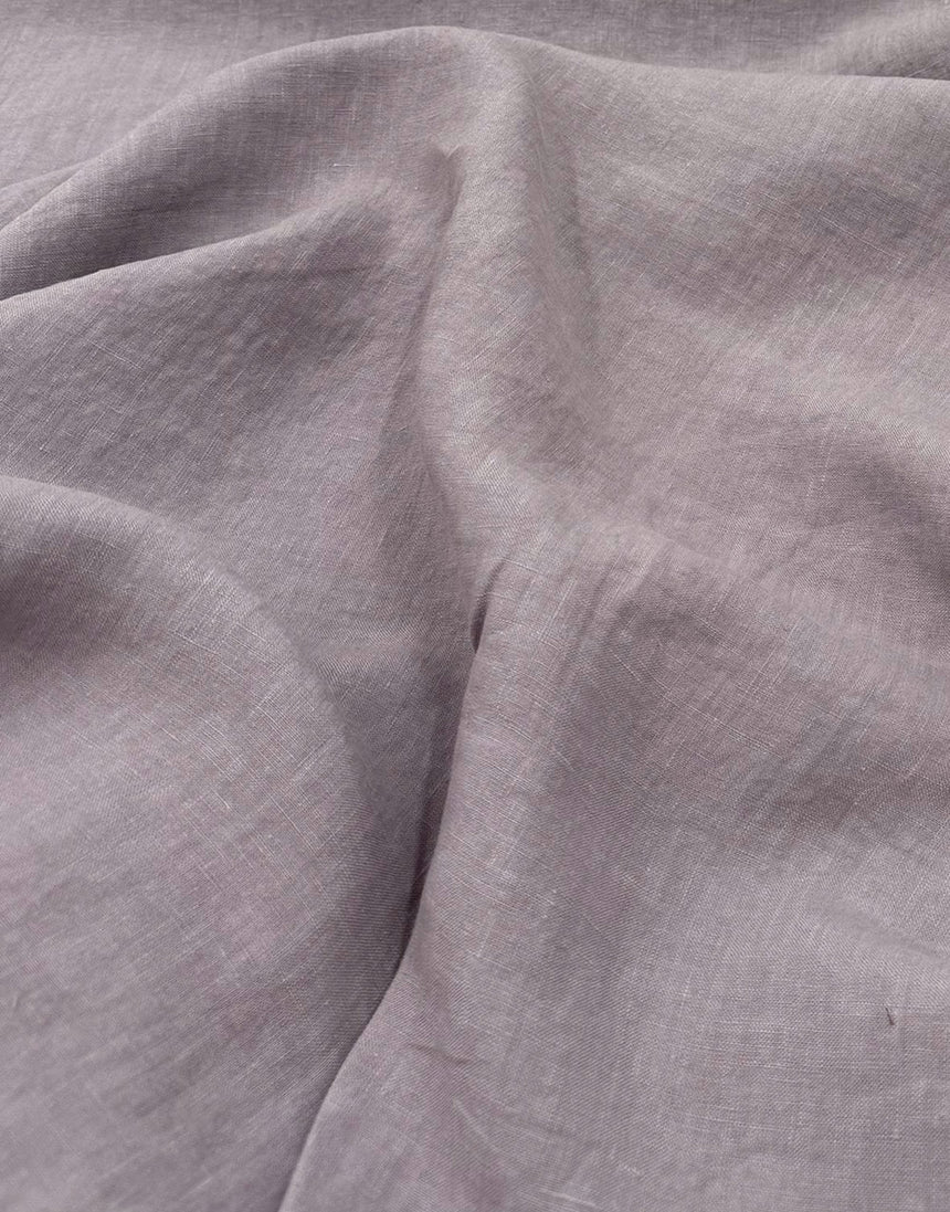 Ischia Washed Linen Fabric, Alloy