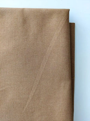 Remnant 1.2m -Taupe Cotton Canvas Fabric