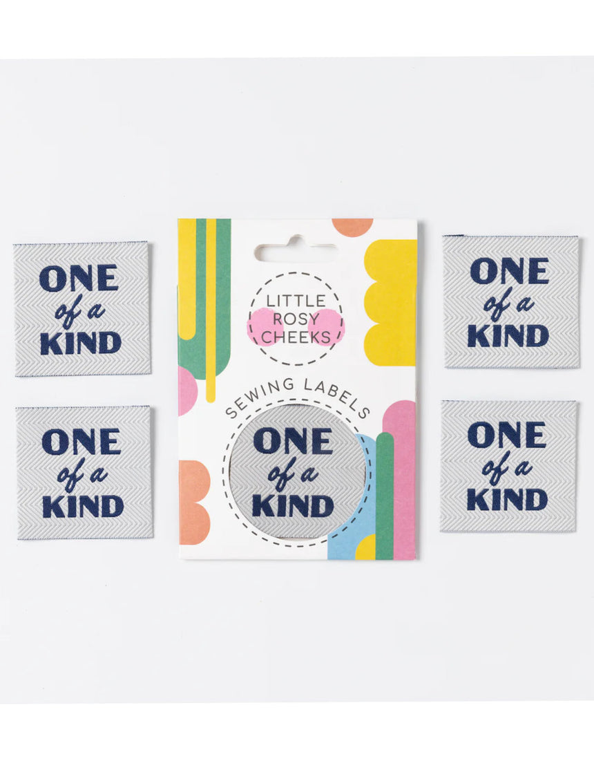 One of a Kind Woven Sewing Label - Pack of 4