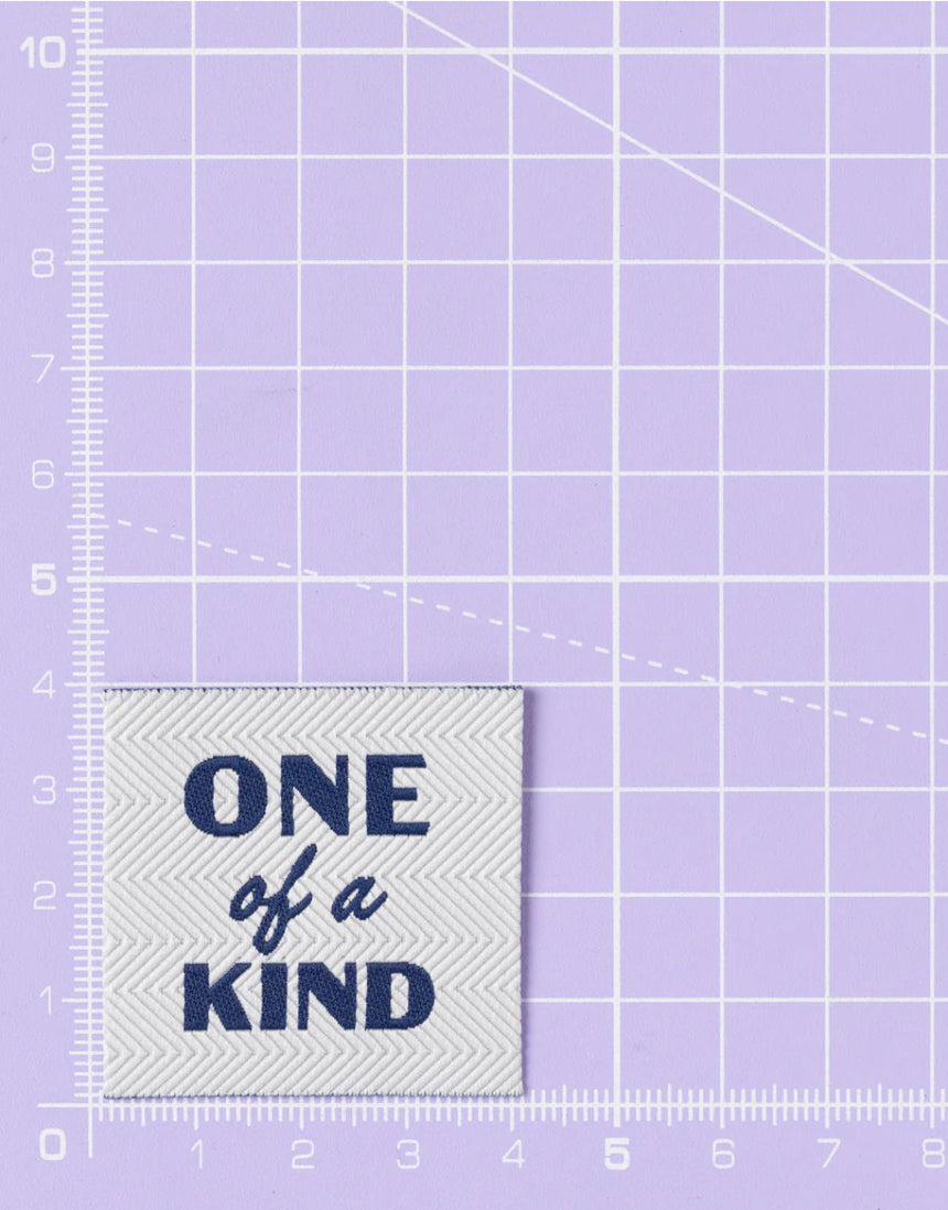 One of a Kind Woven Sewing Label - Pack of 4