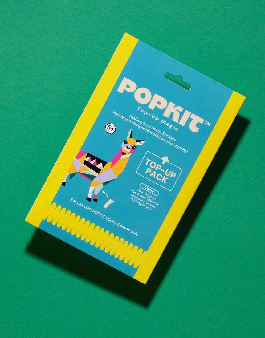 Llama Peel Off & Print TOP UP Pack, PopKits