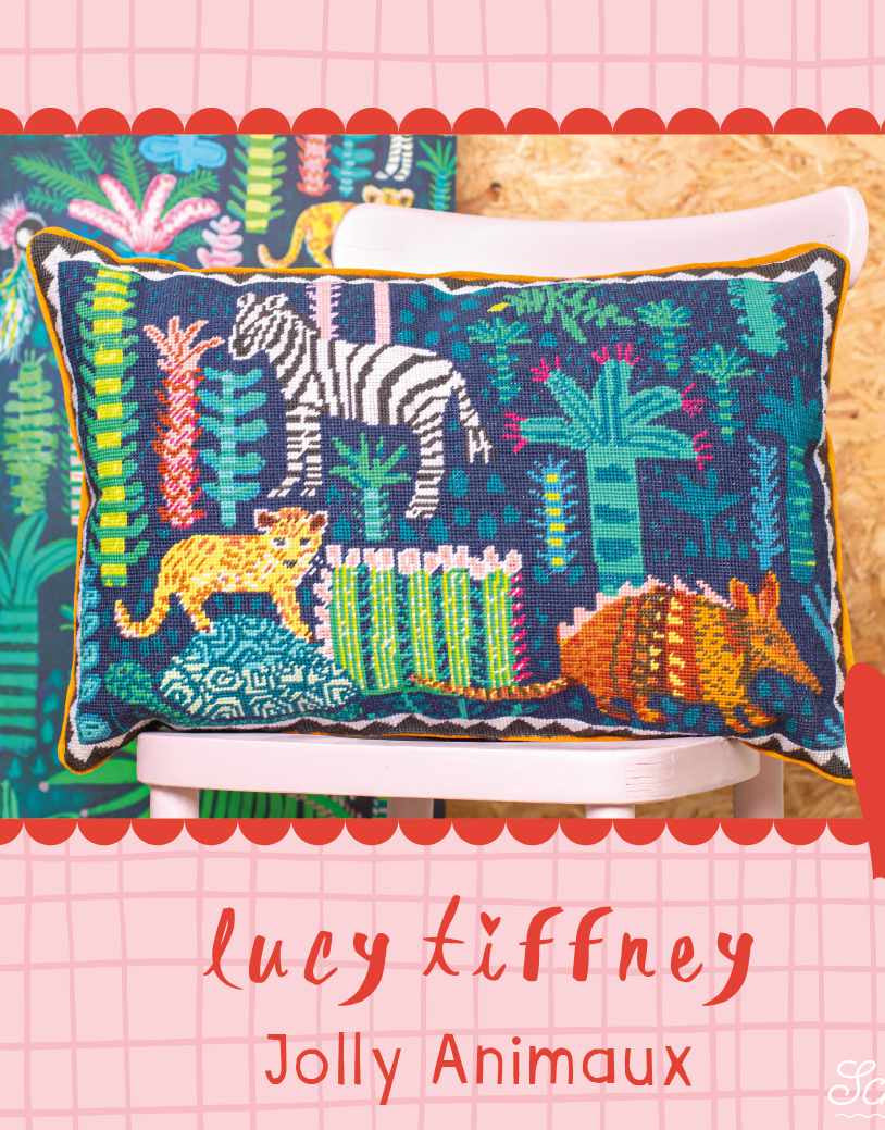 Jolly Animaux Lucy Tiffney Tapestry Kit, Scheepjes