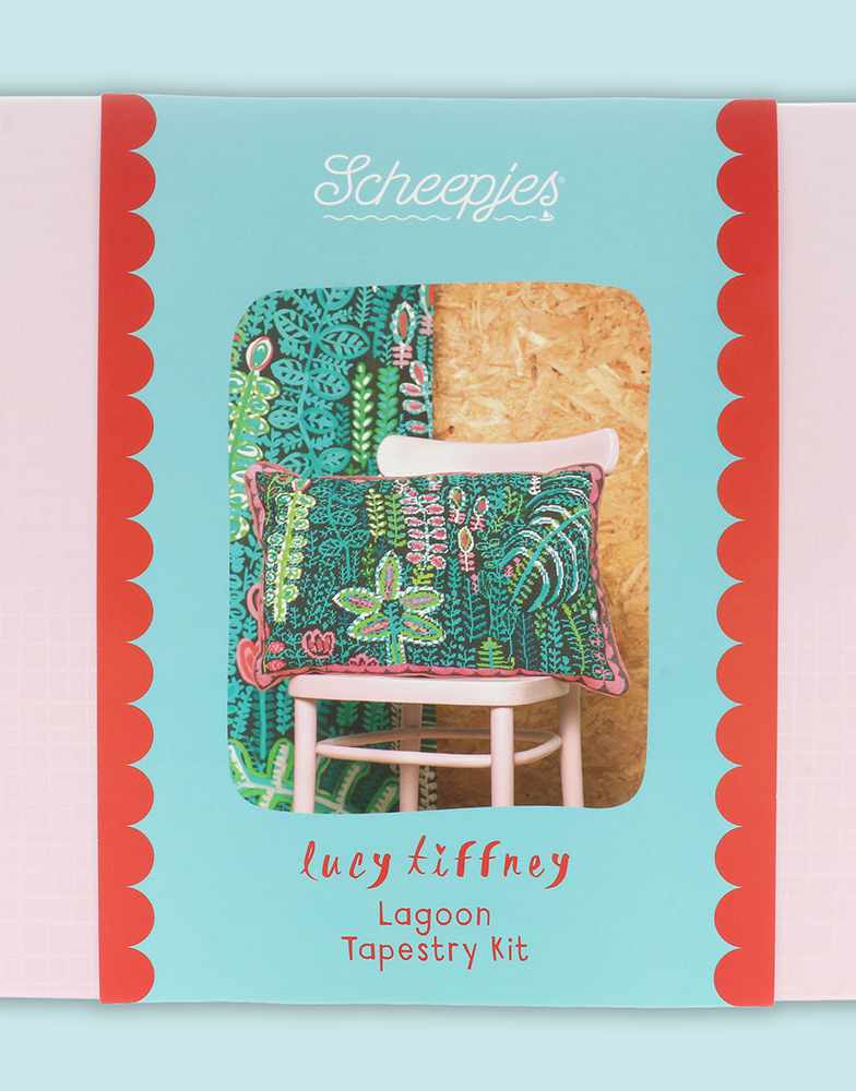 Lagoon Lucy Tiffney Tapestry Kit, Scheepjes