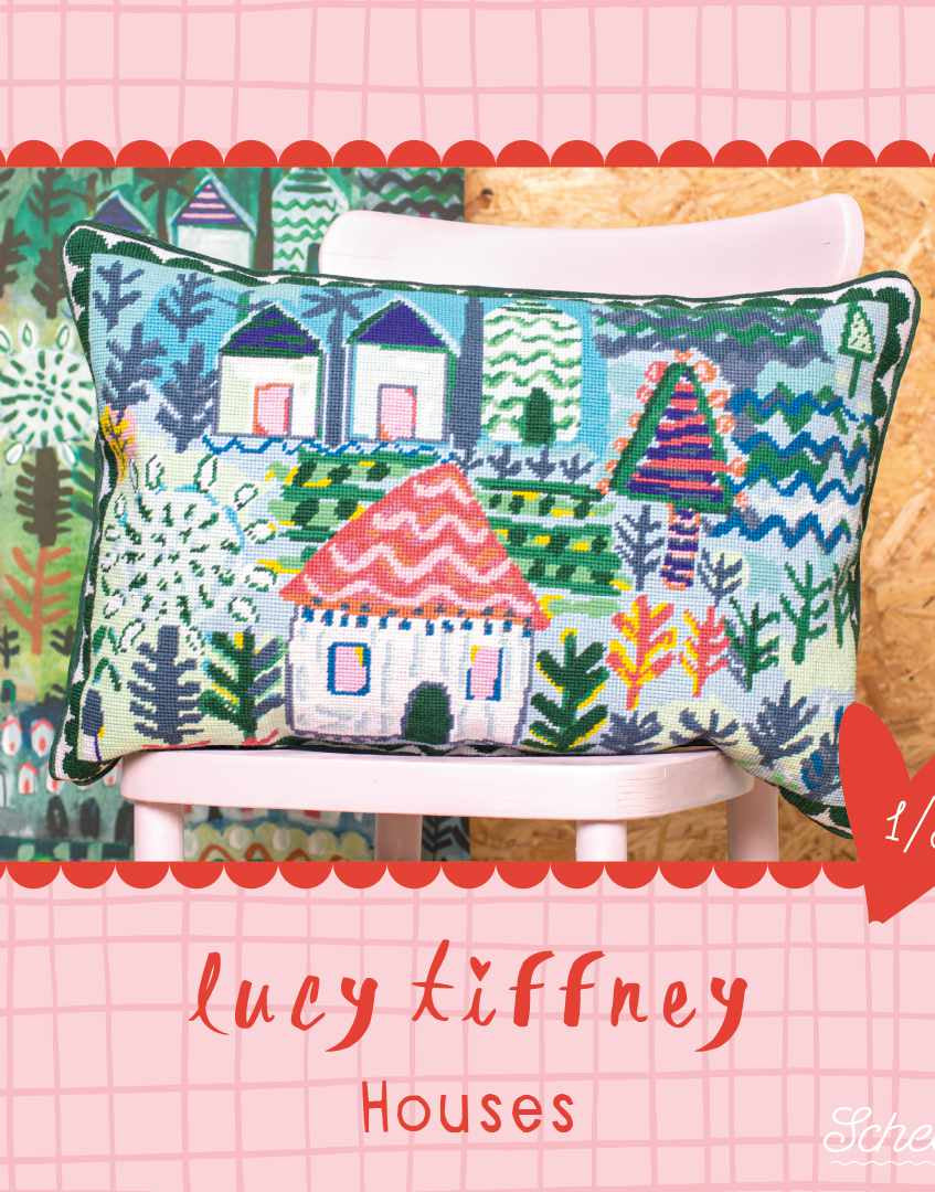 Little Houses Lucy Tiffney Tapestry Kit, Scheepjes