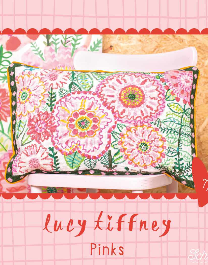 Pinks Lucy Tiffney Tapestry Kit, Scheepjes