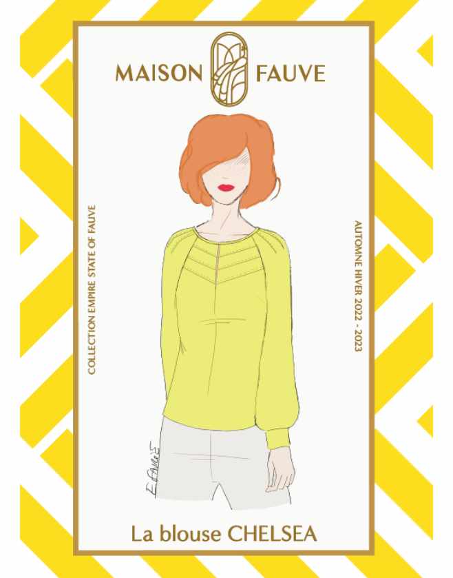 Chelsea Blouse Sewing Pattern, Maison Fauve