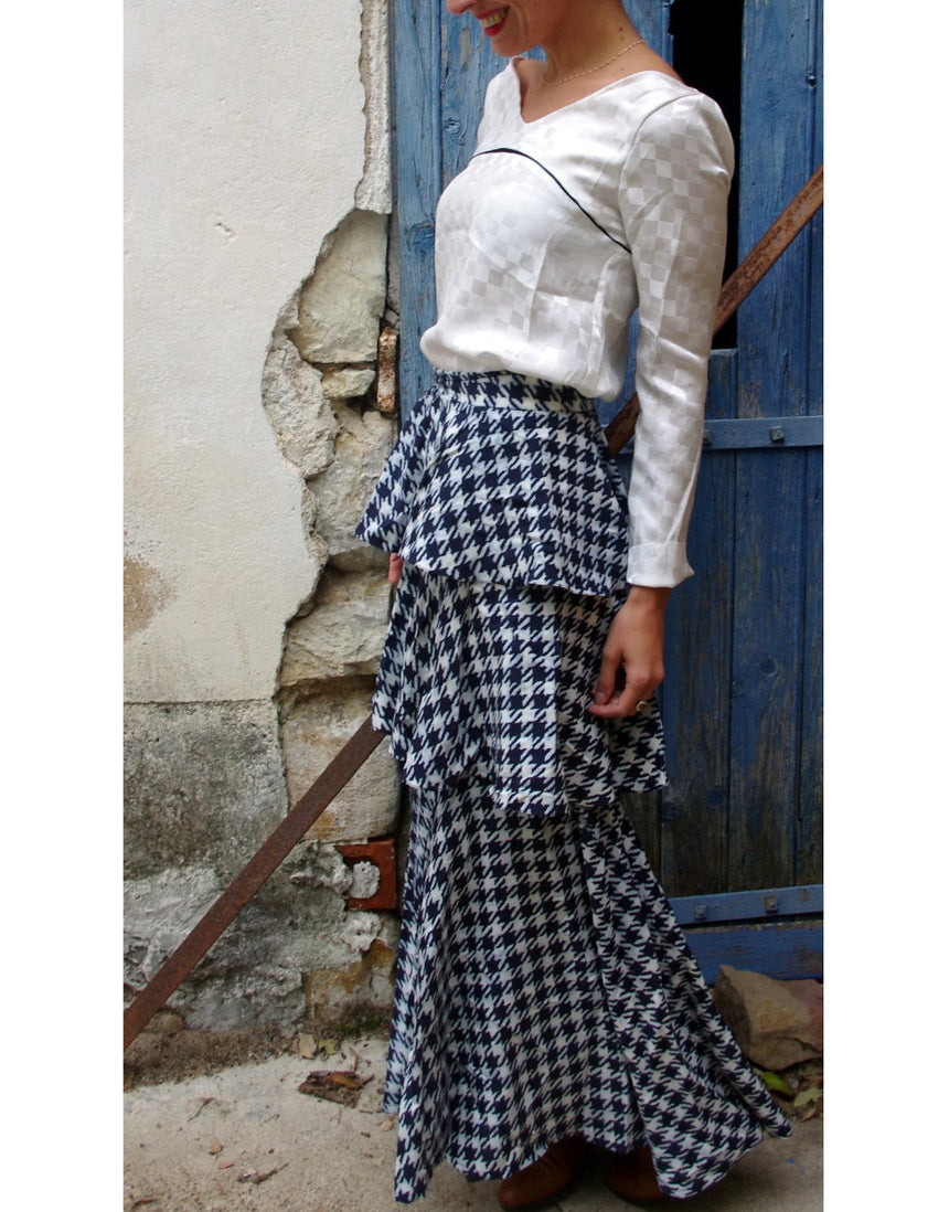 Highland Skirt Sewing Pattern, Maison Fauve