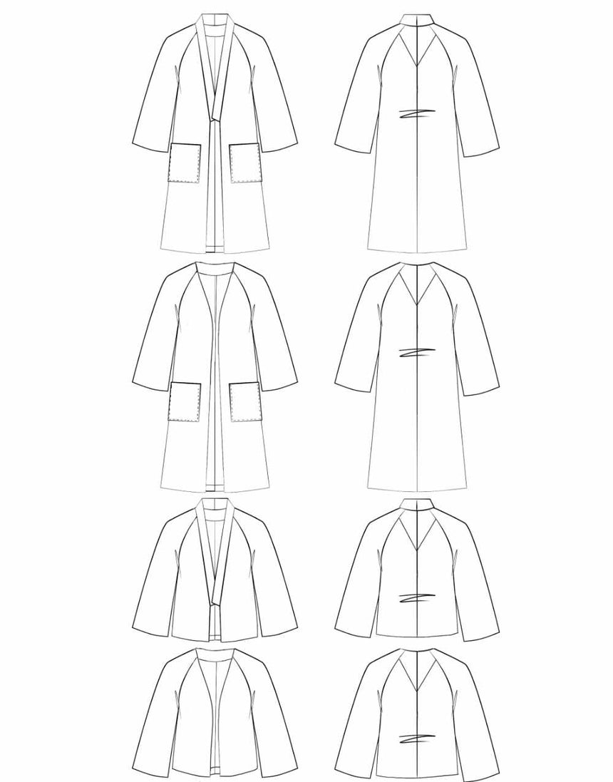 Nage Libre Jacket Sewing Pattern, Maison Fauve