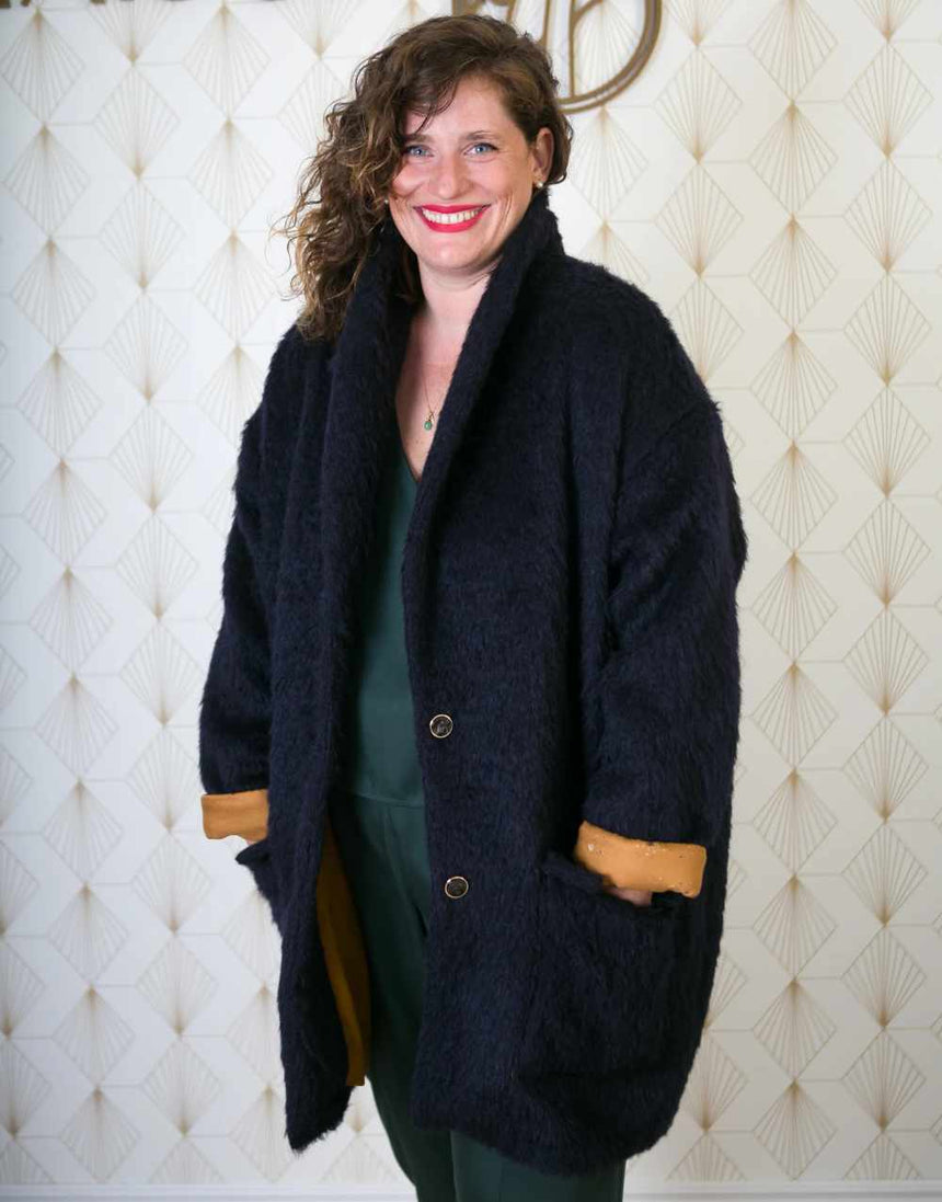 Pam Oversize Coat Paper Sewing Pattern, Maison Fauve