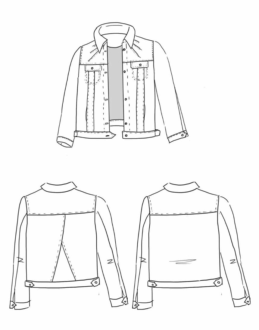 Pilar Jacket Sewing Pattern, Maison Fauve