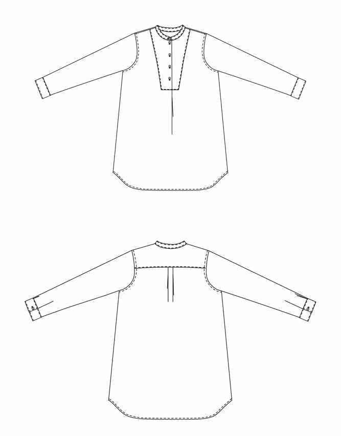 The Niven Shirt Dress, Merchant and Mills Sewing Pattern