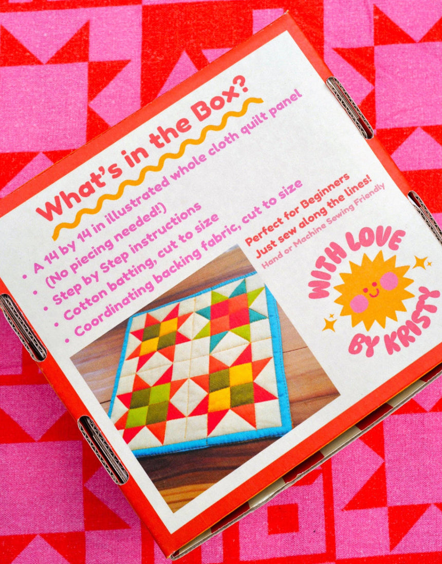 Turquoise Mini Quilt Kit, With Love by Kristy
