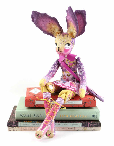 Iris Flower Bunny & Book, Miss Ella