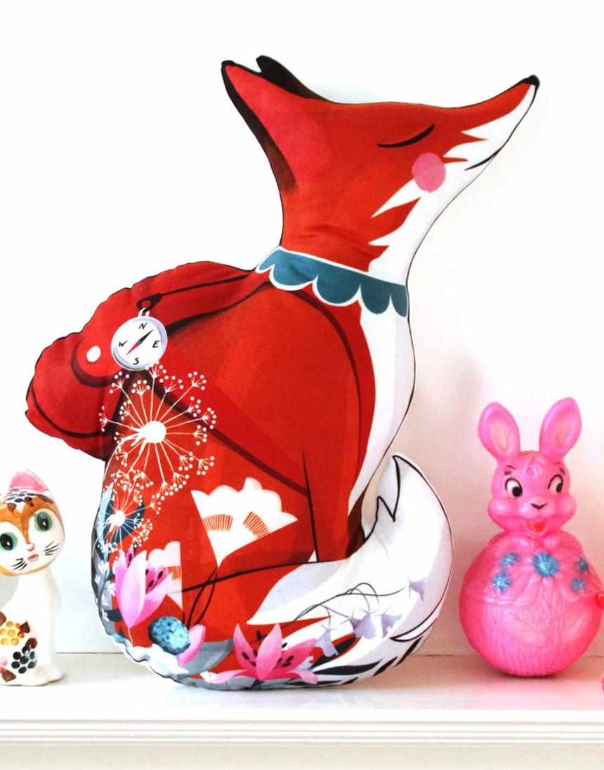 Travelling Fox Cushion Sewing Kit, Miss Ella