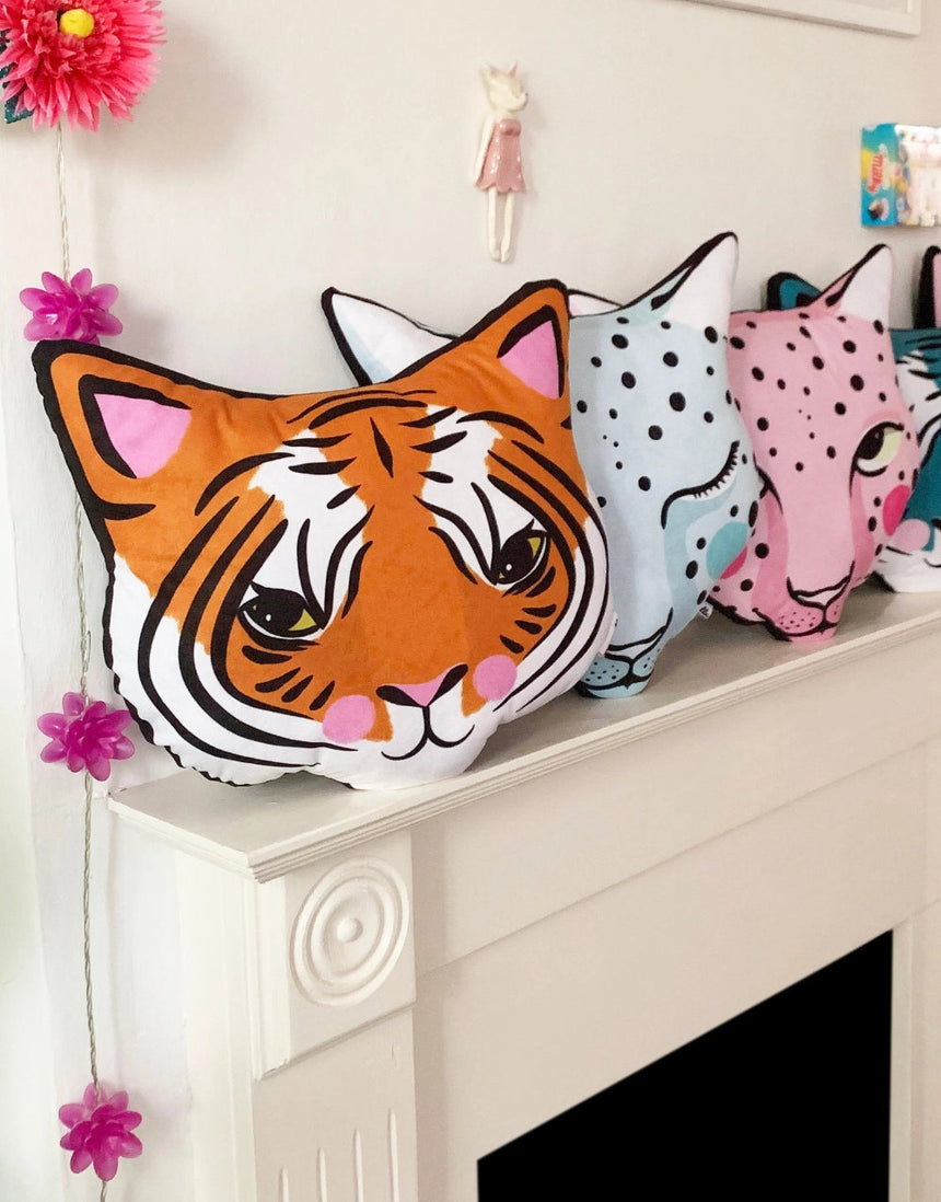 Tiger Cushion Sewing Kit, Miss Ella