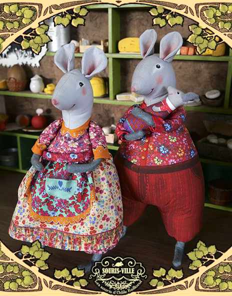 Léa Gouda & Tom Tome Mice Sewing Kit, Odile Bailloeul