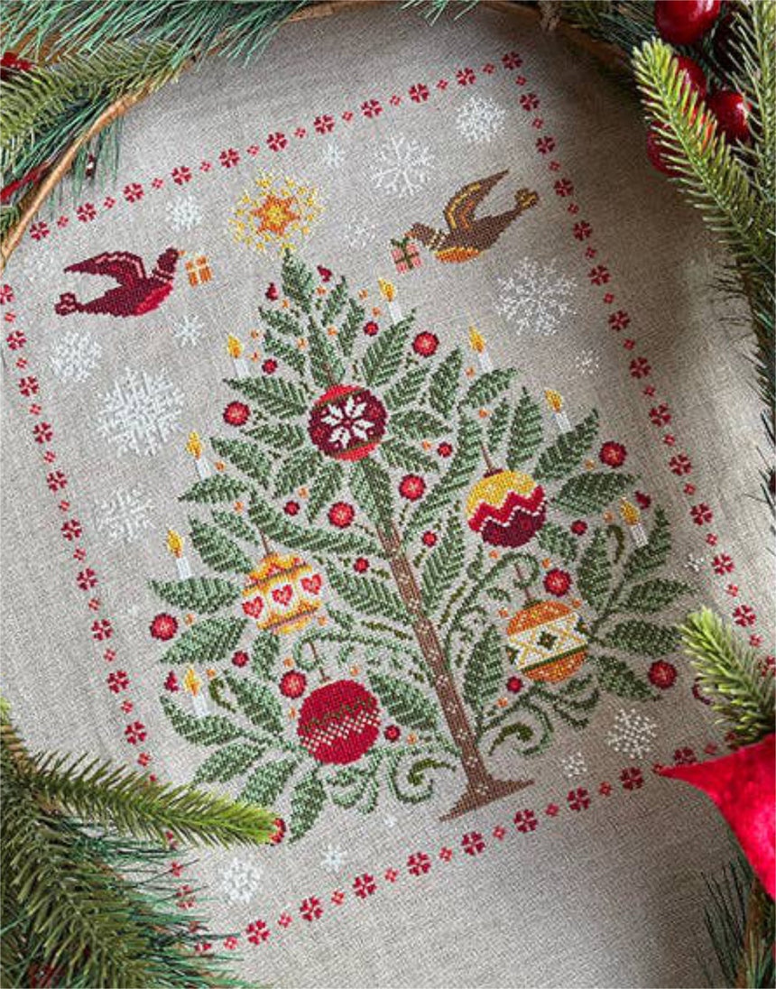 Oh Christmas Tree Cross Stitch Kit, Love Poppet
