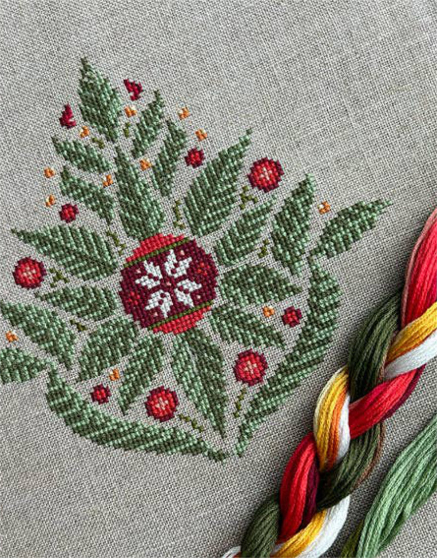 Oh Christmas Tree Cross Stitch Kit, Love Poppet