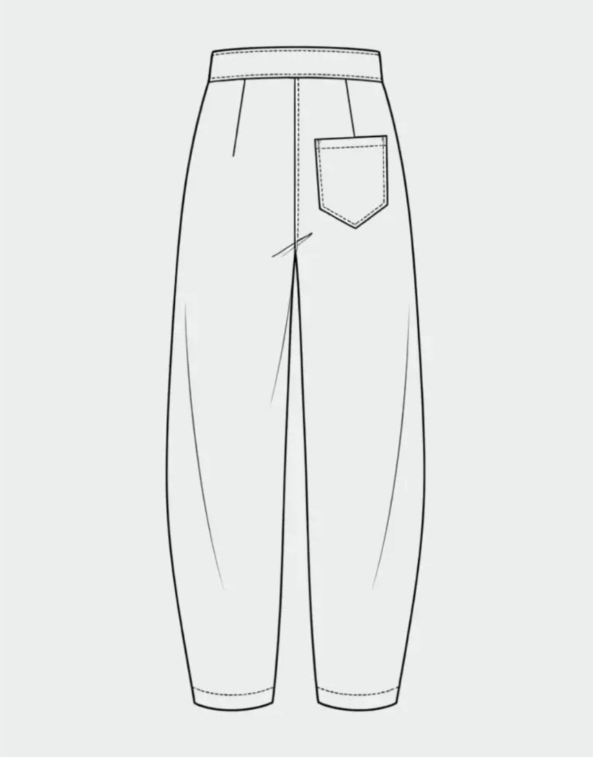 Paola Trousers Paper Sewing Pattern, Ciao Patterns