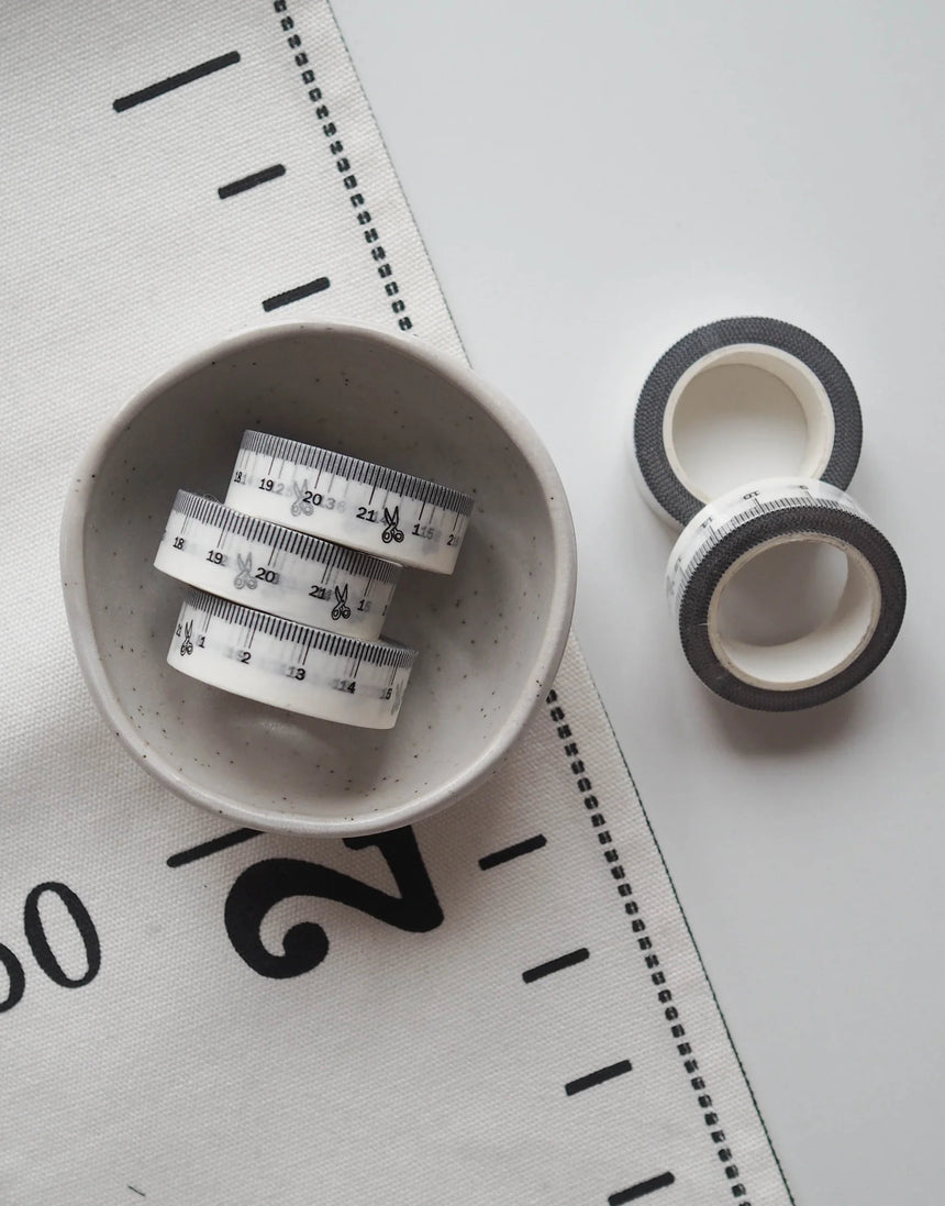 Measuring Tape Washi, Patterntrace
