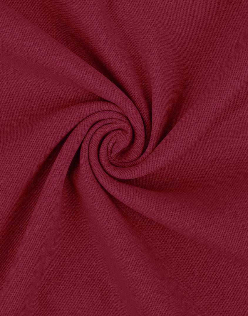 Bordeaux Red Peach Cotton Twill Stretch Fabric