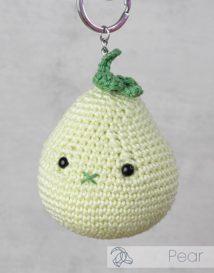 Pear Keyring Crochet Kit, Hardicraft