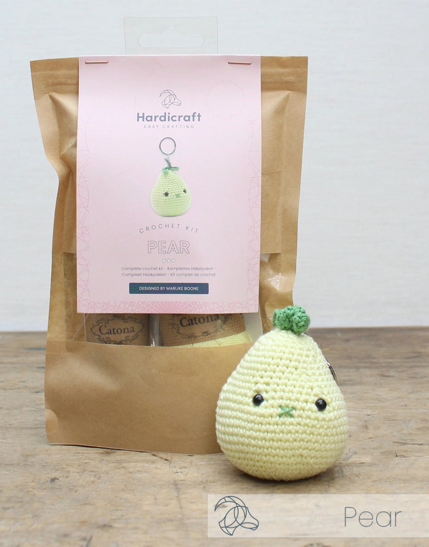Pear Keyring Crochet Kit, Hardicraft