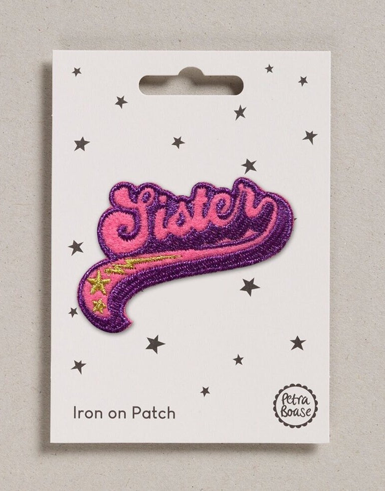 Sister Iron on Patch, Petra Boase