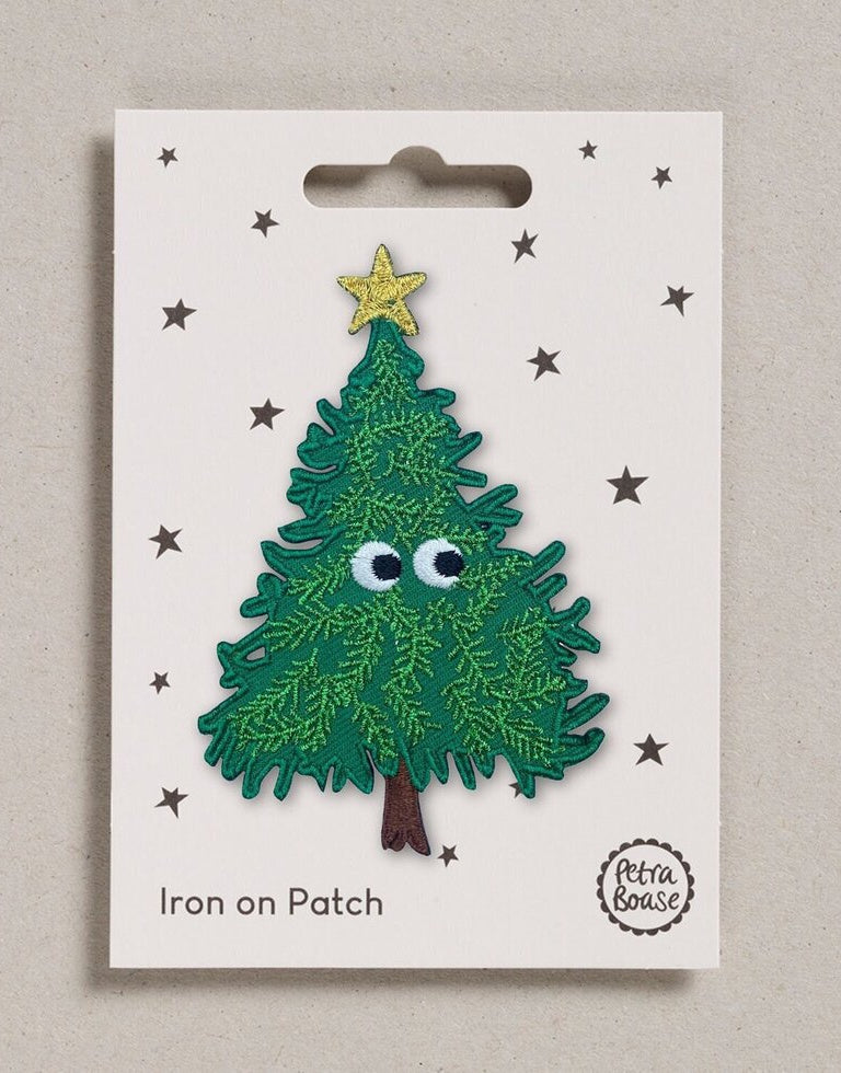 Christmas Tree Iron on Patch, Petra Boase