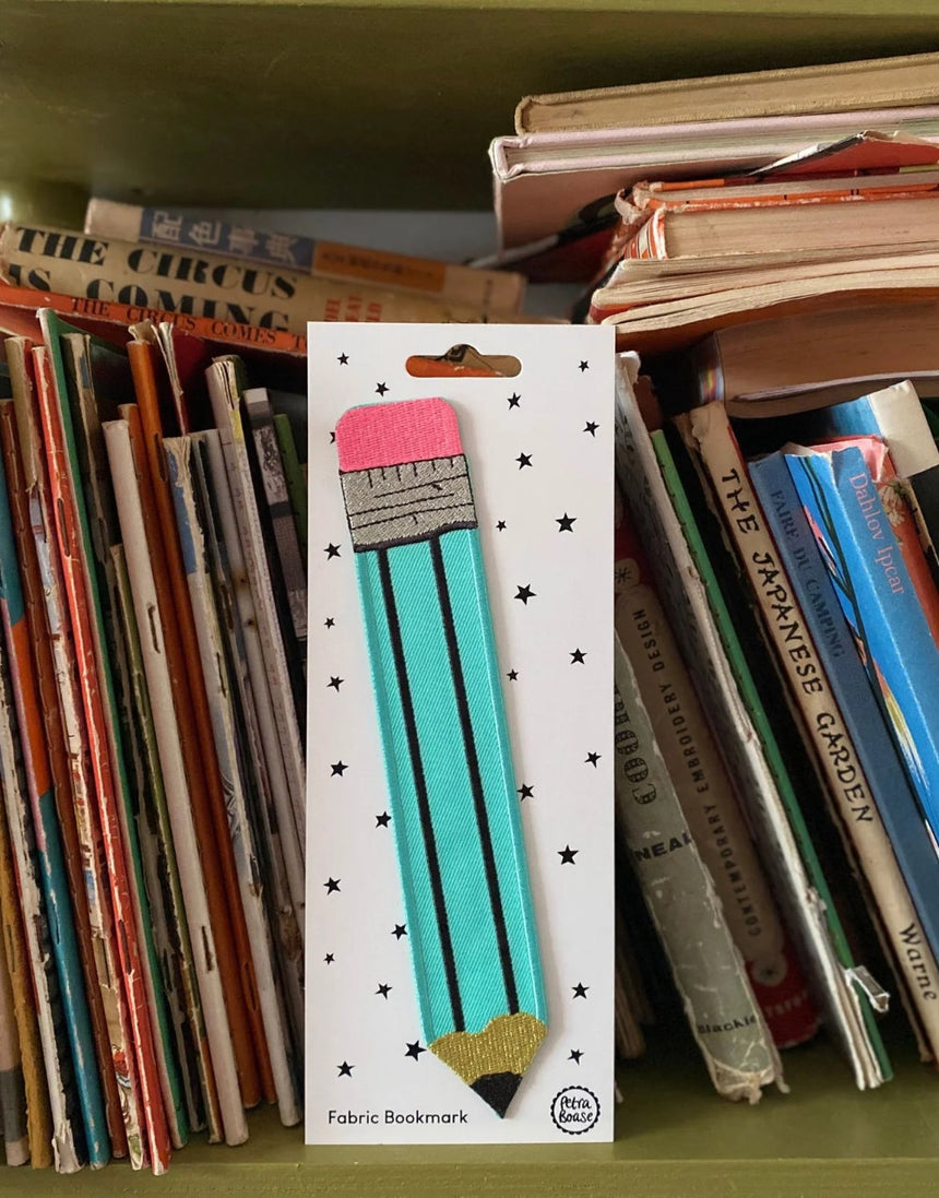 Aqua Pencil Bookmark, Petra Boase