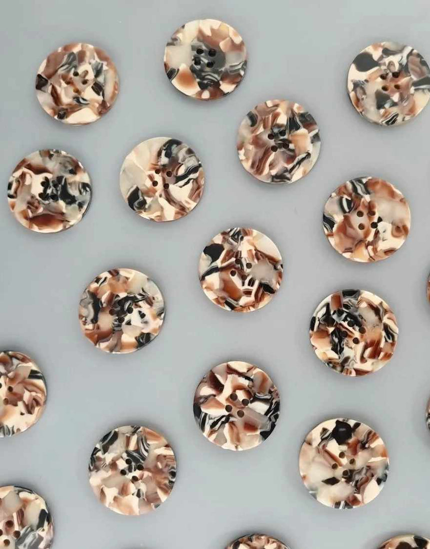 Granite 25mm Buttons, Set of 6