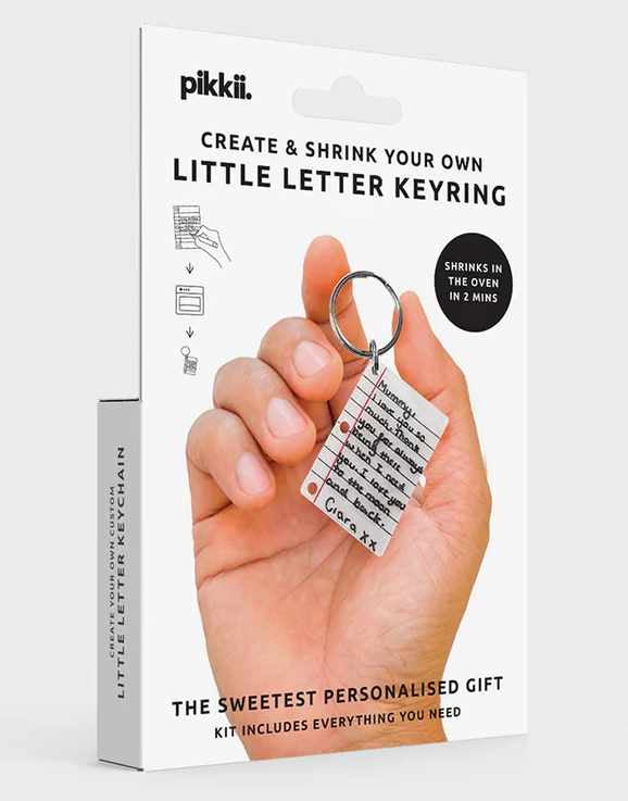 Little Letter Shrink Keyring Kit, Pikkii