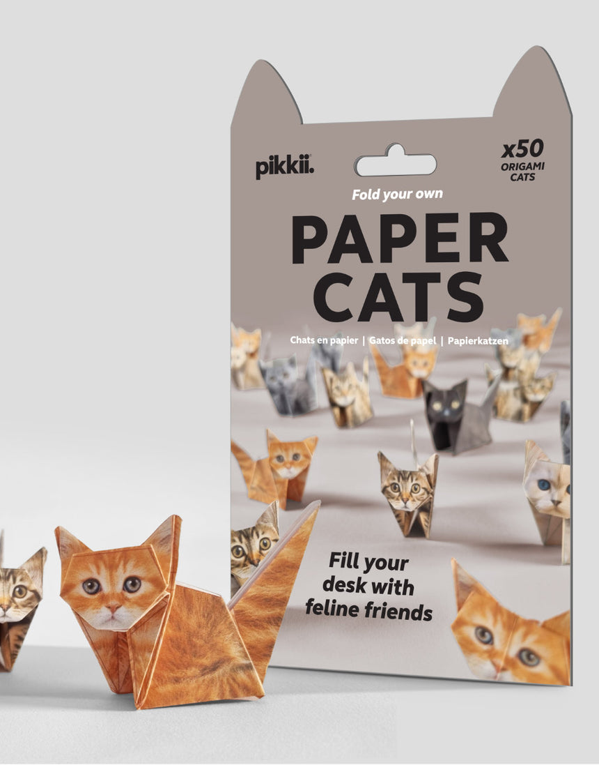 Fold you own Paper Cats, Pikkii