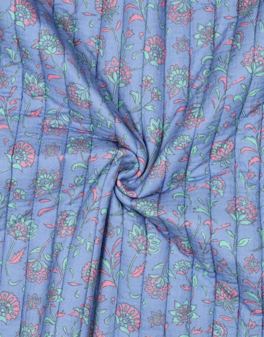 Amaya Garden Quilted Double Gauze 2-Sided Fabric