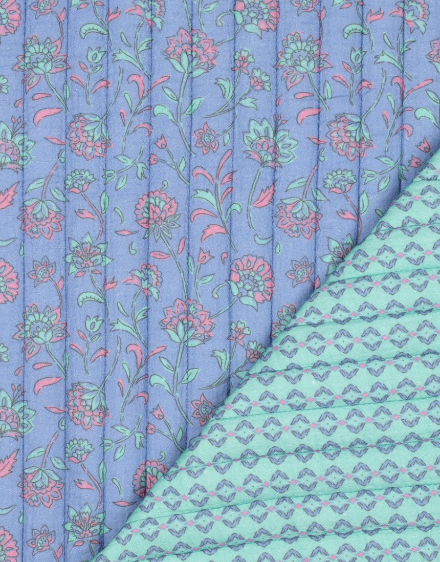 Amaya Garden Quilted Double Gauze 2-Sided Fabric