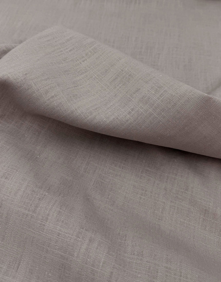 Grey Washed Linen-Handle Fabric