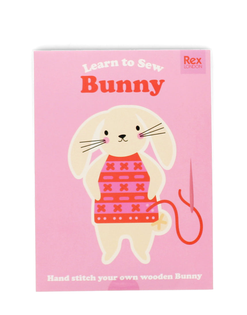 Learn to Sew Wooden Hand-Stitch Set, Bunny Rabbit