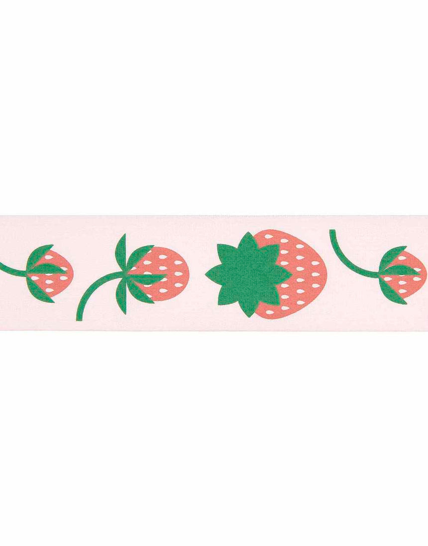 Strawberry Ribbon, 38mm wide, 3m long